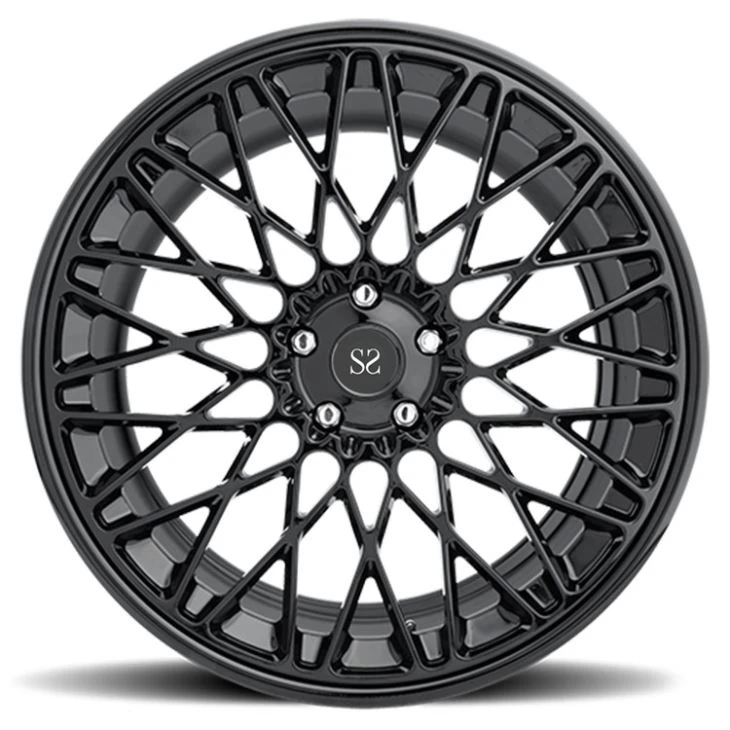 Gloss Black Customised 2-PC Forged Alloy Rims 21 For Audi S4 / 22 Alloy Rims