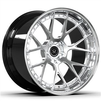 2 Kos kovana ščetkana kolesa Negativen odmik 21inch 21x11 21x12 Za M6 zlita avto platišča