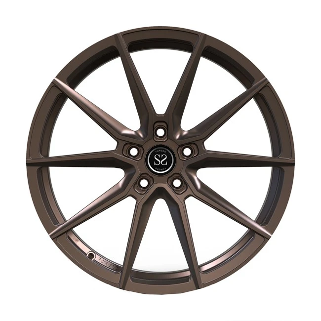1 Piece Wheels 19inch Dark Bronze Discs For Audi S4 Monoblock Forged Luxury Rims